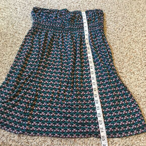 XXI Strapless Shamrock Mini Dress Size L Green St Patricks Spring Break Tube Top - Picture 8 of 8